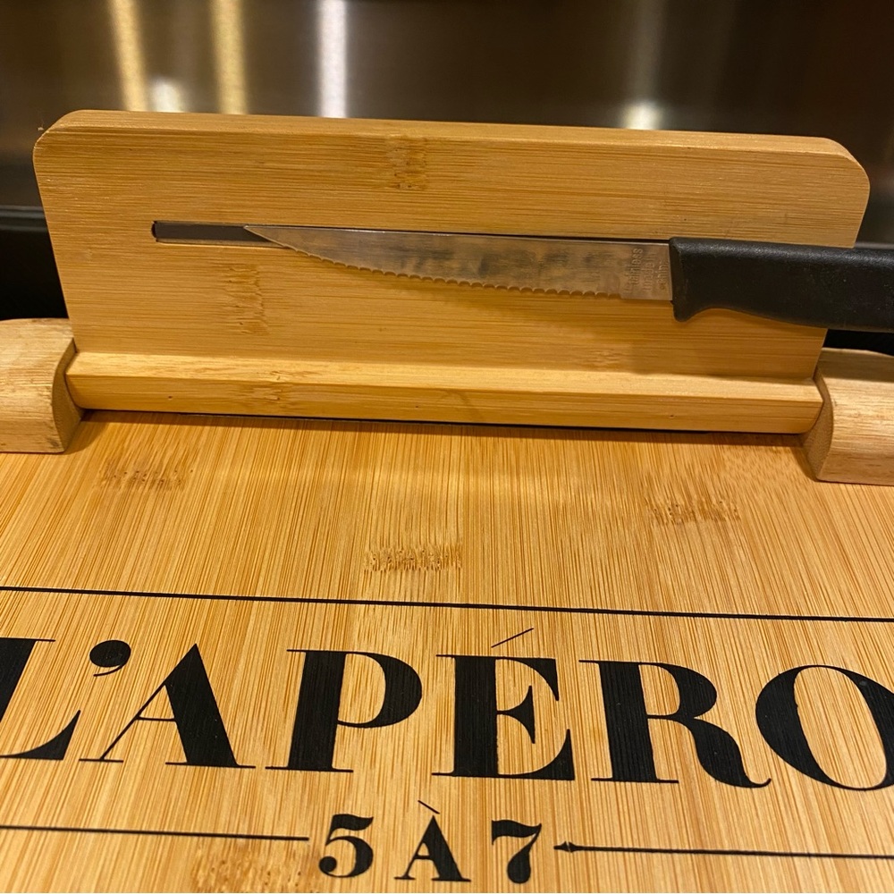 Bamboo L'APERO Kitchen Cutting Board - Picture 4 of 10